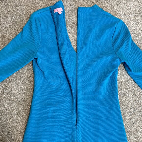 Lilly Pulitzer Charlena Shift Dress in Ariel Blue - Size Small - Picture 5 of 5